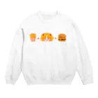 pi_tyoのはらぺこちゃん Crew Neck Sweatshirt