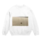 来世は俺ツェぇぇーしたいの砂浜を駆けるヤドカリ☆ Crew Neck Sweatshirt