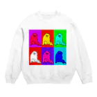 ふくふく商店の長沢芦雪の「あの犬」シリーズ Crew Neck Sweatshirt