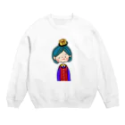 頭に乗せちゃいました。のほっとけ！みか Crew Neck Sweatshirt