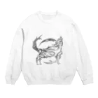 Ｔａｔａｔのtattoo Wolf Crew Neck Sweatshirt