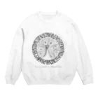 京都大学クジャク同好会のクジャク同好会エムブレム（ガチ） Crew Neck Sweatshirt