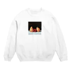 Sometimes Galleryの洋梨に挟まれた薔薇という不可解な構図 Crew Neck Sweatshirt