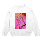 牡丹ちゃんのさみしがり(検閲済) Crew Neck Sweatshirt