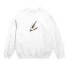 ゆまる🎷のゆるいベース Crew Neck Sweatshirt