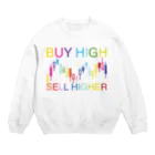 AURA_HYSTERICAのBuy high, sell higher Crew Neck Sweatshirt