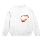 フォーヴァの情熱ハート Crew Neck Sweatshirt