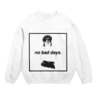 B.B’s shopのno bad days. Crew Neck Sweatshirt