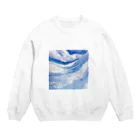 LUCENT LIFEのLUCENT LIFE　雲流 / Flowing clouds Crew Neck Sweatshirt