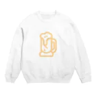 さとうの乾杯のビール Crew Neck Sweatshirt