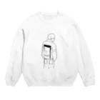 Ayaの後ろ姿から伝わる Crew Neck Sweatshirt