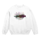 スナックカブトムシのピラルクー Crew Neck Sweatshirt