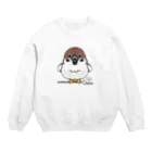 イラスト MONYAAT のスズメがちゅんA  Crew Neck Sweatshirt