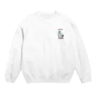 のりっぷすのヒョウタンマンドリル Crew Neck Sweatshirt