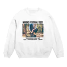 kazu+irohanatsumetaの「music festival」k_irohana Crew Neck Sweatshirt