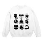 irodoruhanaの変な生き物 Crew Neck Sweatshirt