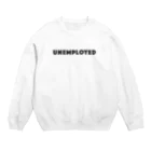 mincora.のニート UNEMPLOYED　- black ver. 01 - Crew Neck Sweatshirt