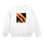 田中メンヘラまおのおおお Crew Neck Sweatshirt