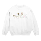 バードマンちえぞーの十姉妹のみなさん Crew Neck Sweatshirt