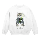 mofusandの花婿にゃん Crew Neck Sweatshirt