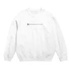 doの点線に沿ってお切りください。 Crew Neck Sweatshirt