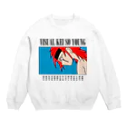 ヴィジュアル系ソー・ヤング OFFICIAL MERCH on SUZURIのVISUAL KEI SO YOUNG MAIN VISUAL 001 Crew Neck Sweatshirt