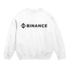 FUNNY JOKESのBINANCE-バイナンス- 黒ロゴ Crew Neck Sweatshirt