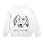 NocatnolifeのDalmatian Crew Neck Sweatshirt