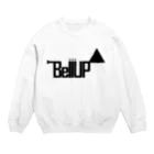 mosmos storeのBellUP -black- Crew Neck Sweatshirt