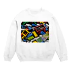 Negative CreepのぶろっくT　サイドロゴ Crew Neck Sweatshirt