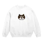 ネコトシアワセのサイボーグニャーニャ　 Crew Neck Sweatshirt