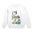 ねことりむし★CAT BIRD INSECTのＮ・ＥＣＯＢＡＧ Crew Neck Sweatshirt