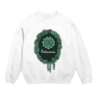 Alba spinaのエケベリア グリーン Crew Neck Sweatshirt