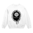 Alba spinaのエケベリア モノクロ Crew Neck Sweatshirt