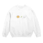 あか佐田なのはれとあめ Crew Neck Sweatshirt