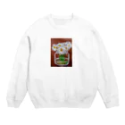 点描曼荼羅の世界の小瓶のマーガレット Crew Neck Sweatshirt