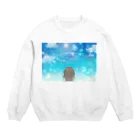 脳内乙女回路の水しぶきの中の虹 Crew Neck Sweatshirt