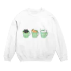 ともえのえ - 柴犬とか動物色々のShiba Coffee  Crew Neck Sweatshirt