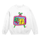 なで肩うさぎの美香堂のネコネコTV Crew Neck Sweatshirt