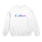 C-placeのC-place ロゴ  Crew Neck Sweatshirt