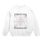 yuccoloの折り鶴展開図 Crew Neck Sweatshirt