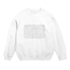 puikkoのロンゴロンゴ（グレー） Crew Neck Sweatshirt