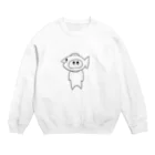 れいんばうのうおまん Crew Neck Sweatshirt