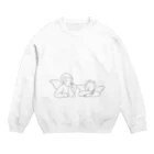 meMEmeのサイゼのやつ Crew Neck Sweatshirt