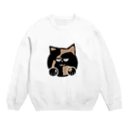 サビ猫azunekoのおうちのサビ猫のazuneko(あずねこ) Crew Neck Sweatshirt