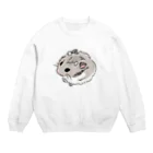 ハムスターのレイちゃんのハムスターのレイちゃん Crew Neck Sweatshirt