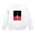 紅クラゲの自立ニンニク Crew Neck Sweatshirt