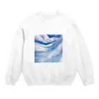 LUCENT LIFEの雲流 / Flowing clouds Crew Neck Sweatshirt