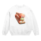 小さき友達のキメ顔のいぬ Crew Neck Sweatshirt