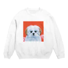  本秀康SUZURIオフィシャルショップ    のモコゾウ フェイス Crew Neck Sweatshirt